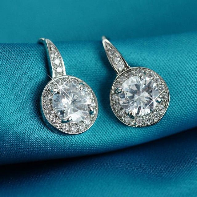Crystal Halo Earrings - J & S Expressions