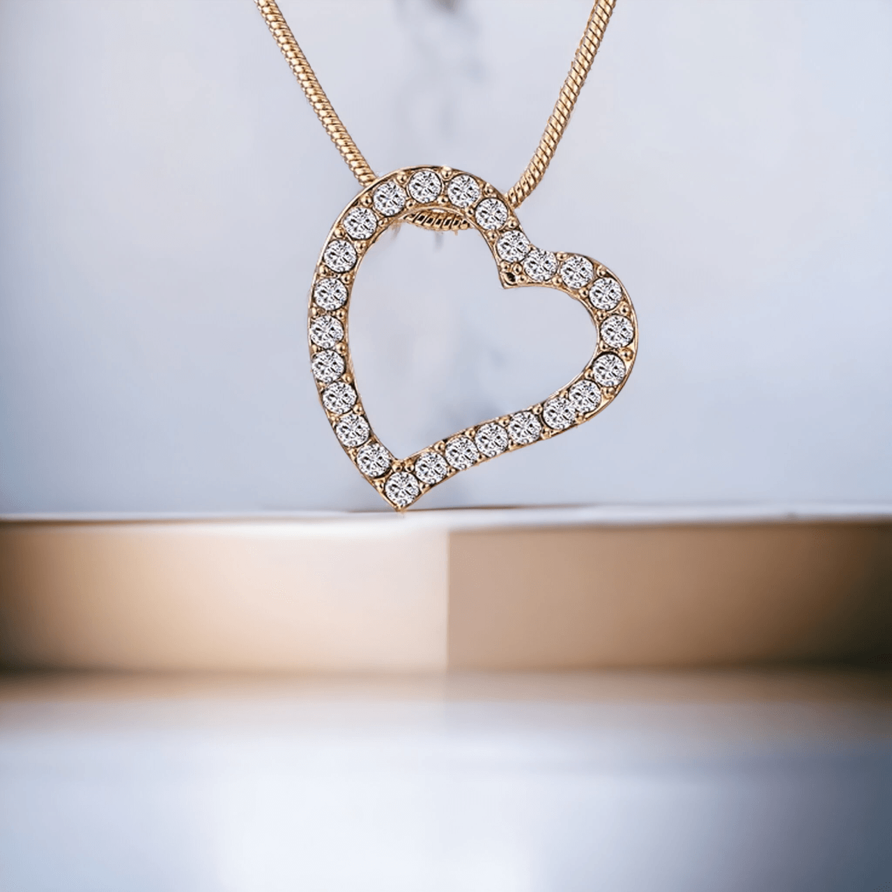 Open Heart Necklace - J & S Expressions