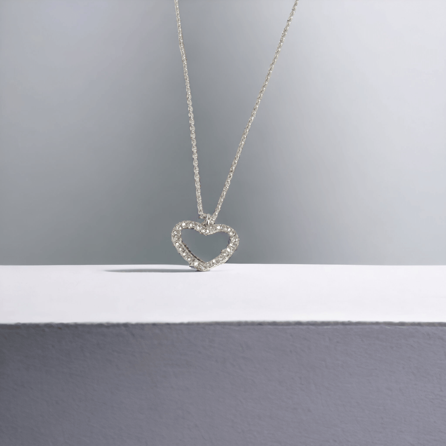 Crystal Heart Necklace - J & S Expressions