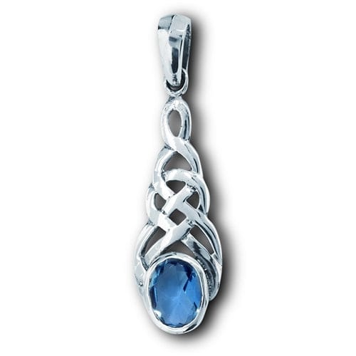 Sterling Silver Celtic Weave Pendant - J & S Expressions