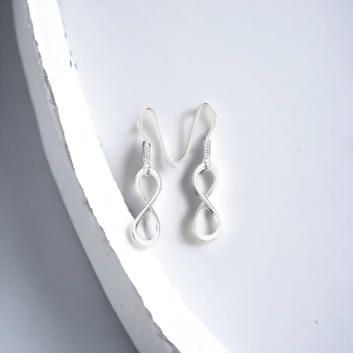 Sterling Silver Infinity Earrings - J & S Expressions