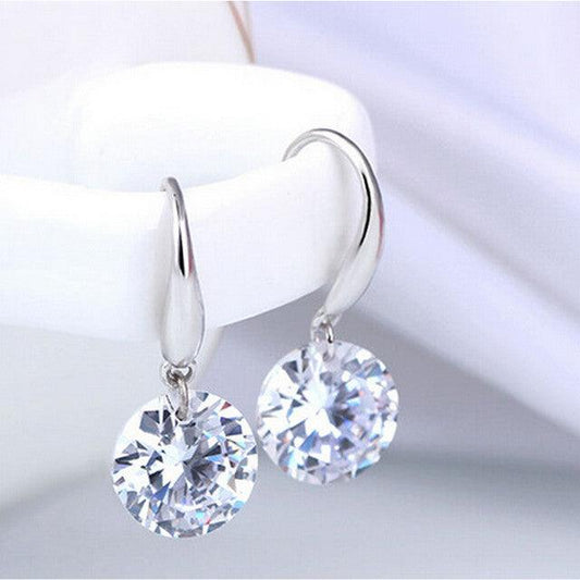 Naked Drill Crystal Drop Earrings - J & S Expressions