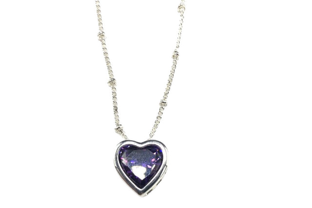 Purple Heart Necklace - J & S Expressions